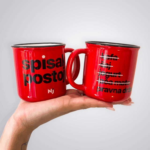 Crvena šolja Spisak postoji